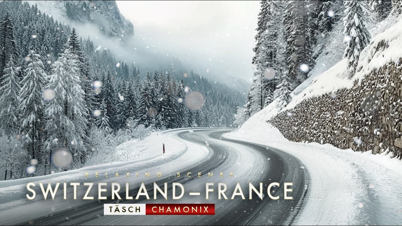 Crossing the Alps in Winter 🇨🇭→🇫🇷 | Not as Easy as It Looks | Täsch - Chamonix 4K