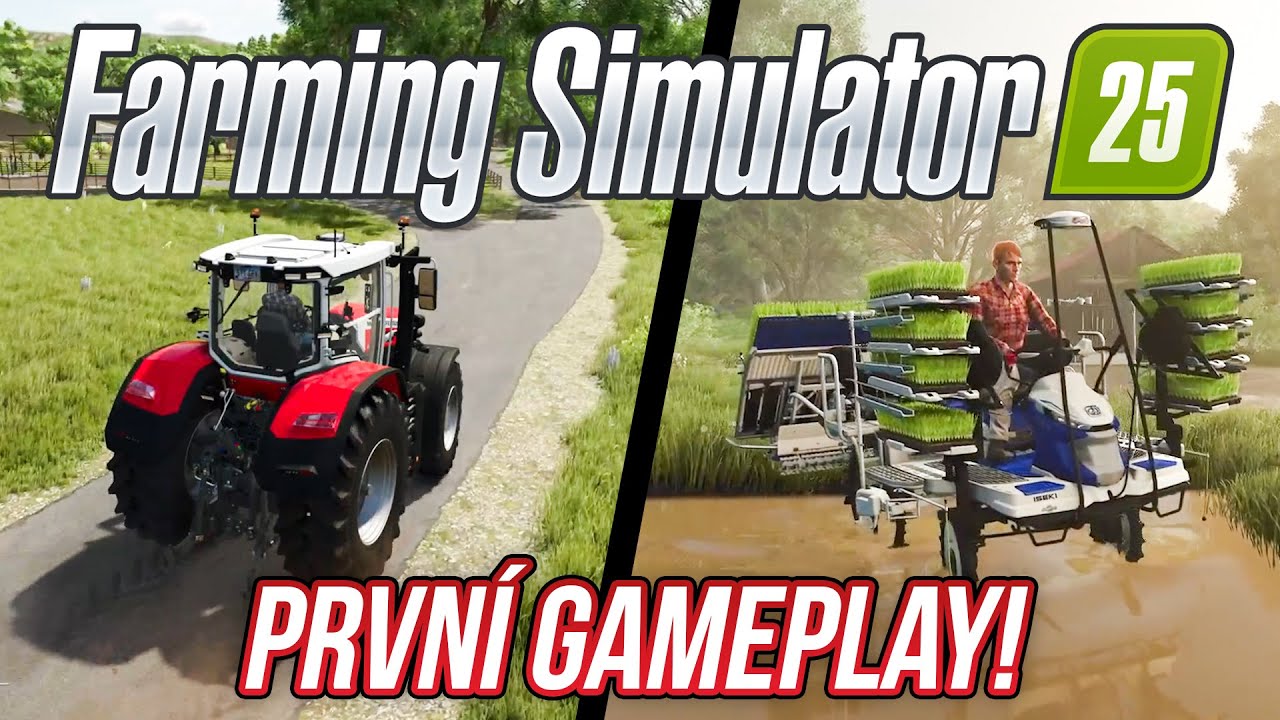 PRVNÍ GAMEPLAY Z FARMING SIMULATOR 25!