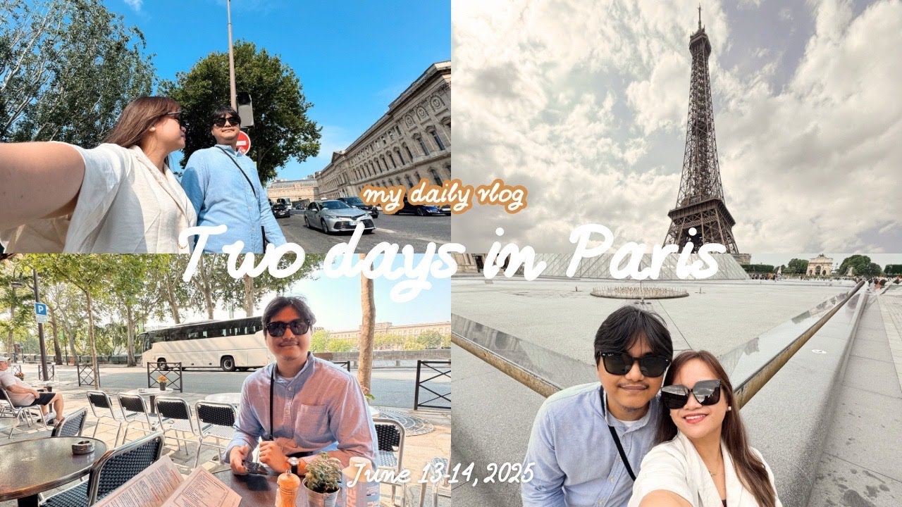 2 Days in Paris 🇫🇷 | Eiffel Tower, Arc de Triomphe, Louvre + More!