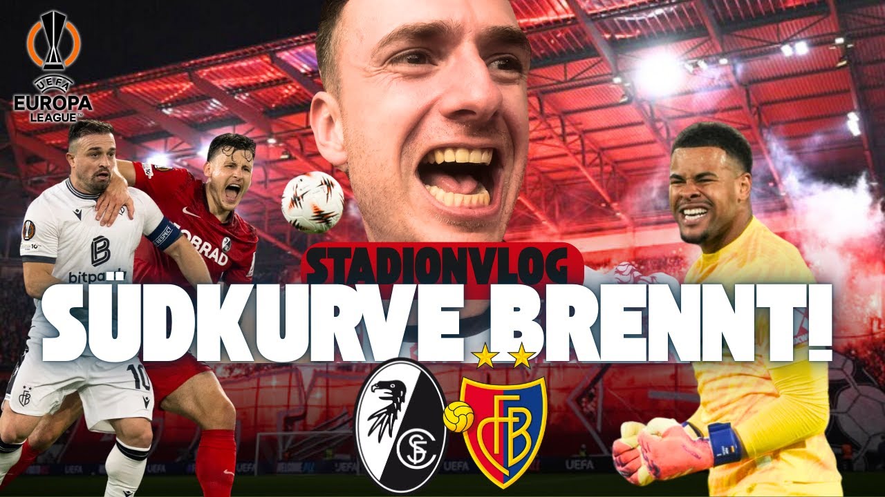SOOO VIEL PYRO 😱 INFERNO | STADIONVLOG | SC FREIBURG vs. FC BASEL 2:1 SIEG! |  EUROPA LEAGUE