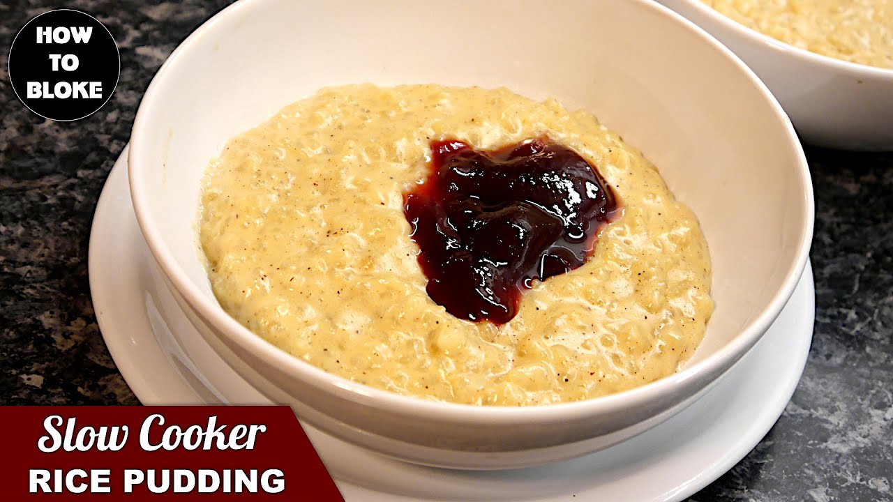 #HowToBloke 🇬🇧 Recipe UK|British classic traditional Rice Pudding — slow-cooker dessert rice recipe!