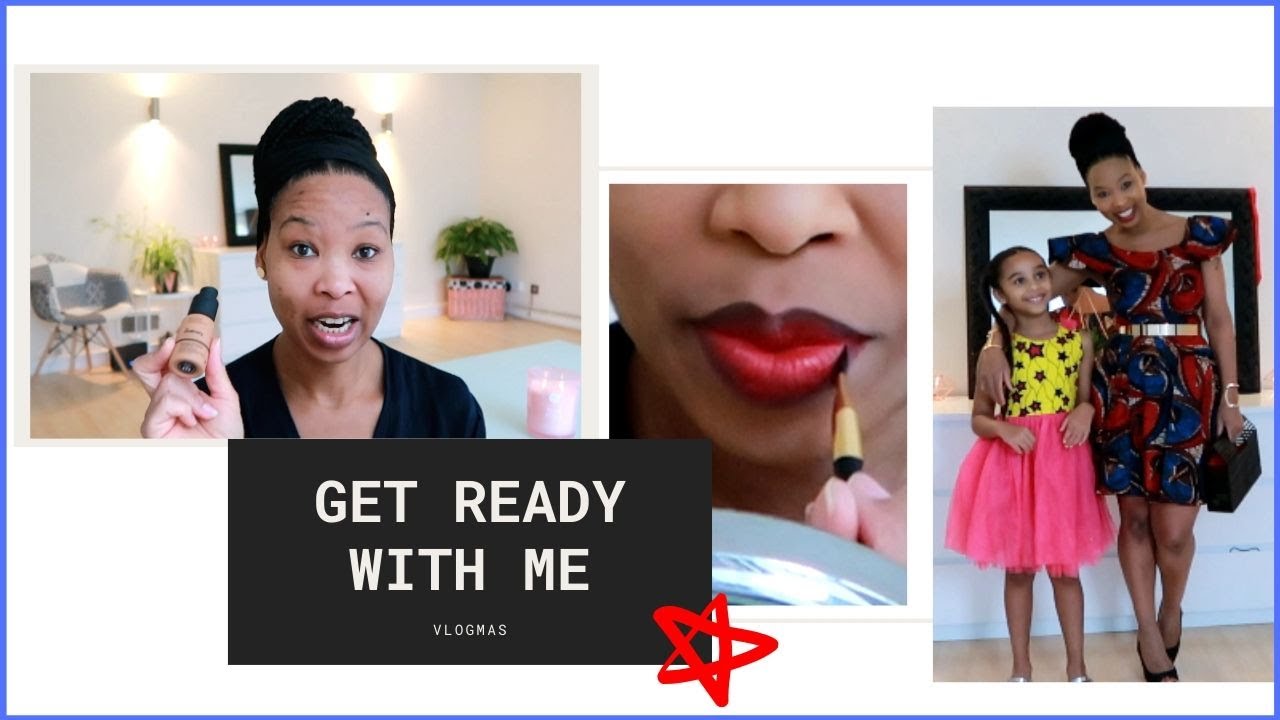 GRWM VLOGMAS | Life Update chit chat | MakeUp Routine 2019 | African Dresses | Mature Skin Makeup