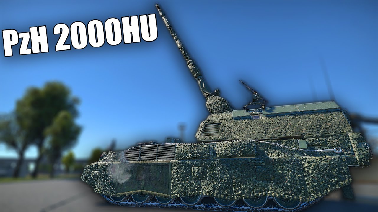 БЫСТРЫЙ ОБЗОР ИМБОВОЙ БАБАХИ PZH 2000HU #warthunder #вартандер #танки