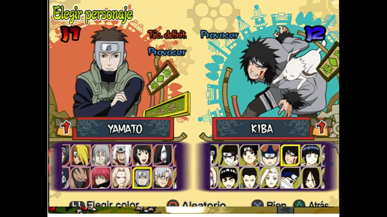 Naruto Shippuden Ultimate Ninja 5 (Mugen) ALL CHARACTERS Longplay 8/21