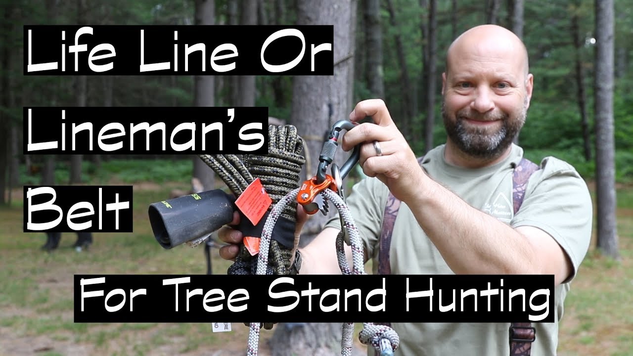 Lifeline VS Linemans Belt For Tree Stand Hunting