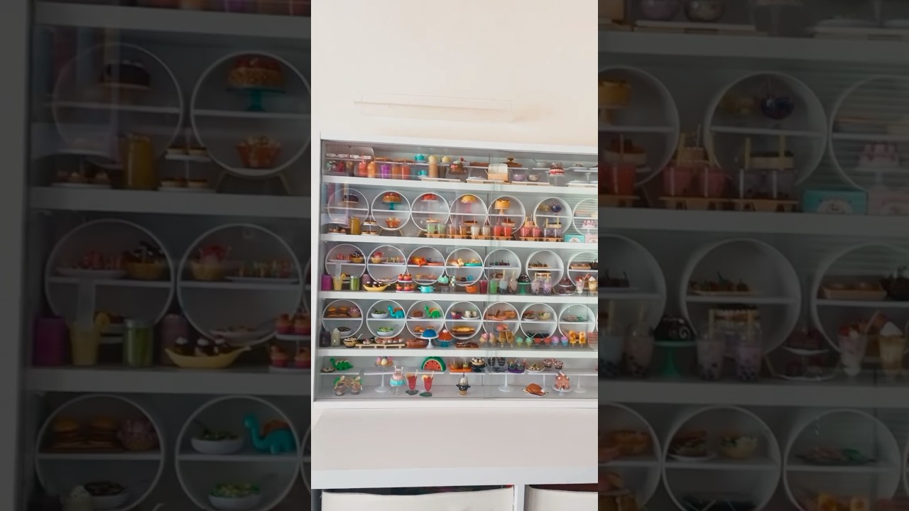 Miniverse collection 💛🤍 I ran out of space 😅 #miniverse #miniature #miniversedisplay #collection