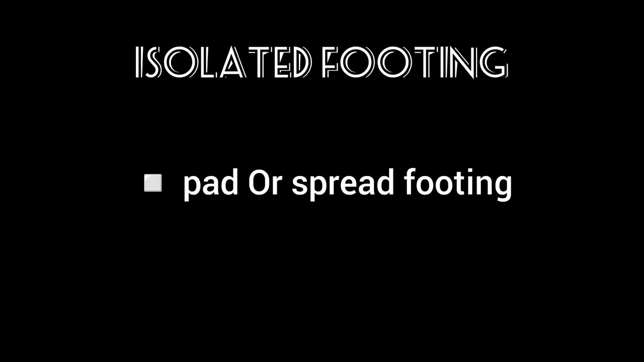 Isolated footing | #civilengineering #footing #isolatedfooting