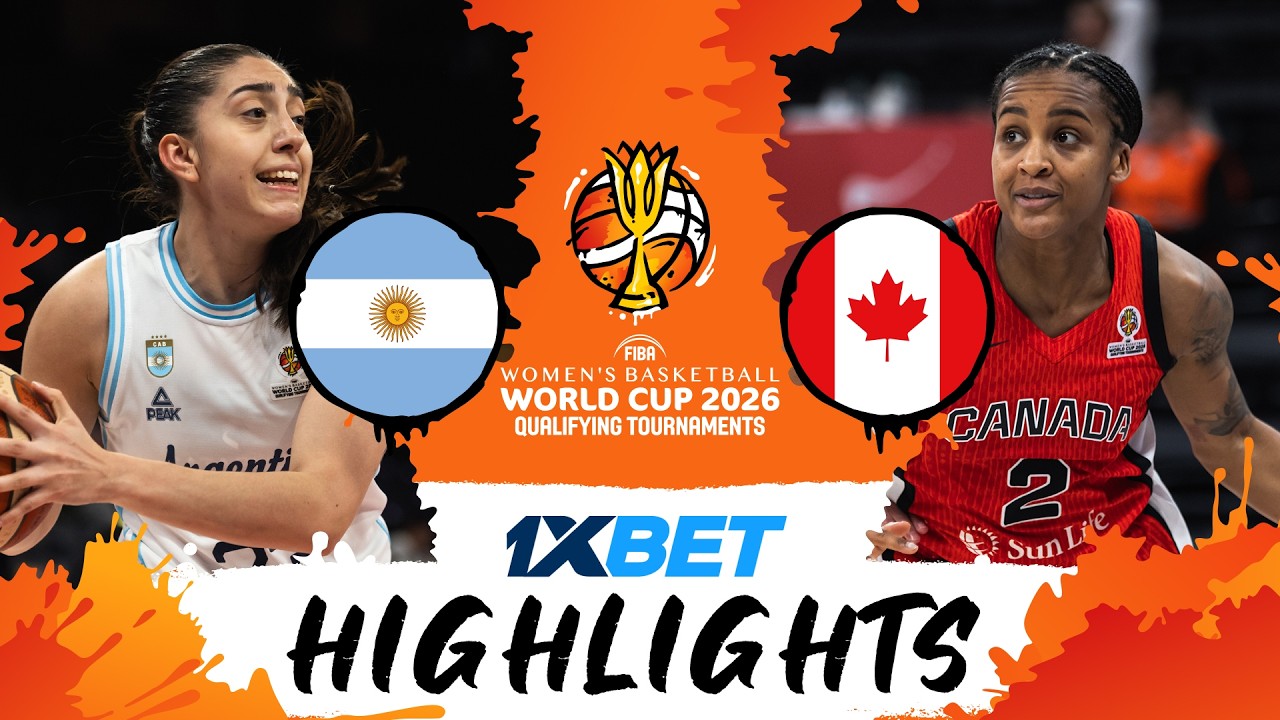 Argentina 🇦🇷 v Canada 🇨🇦 | Highlights | #FIBAWWC 2026 Qualifying Tournament