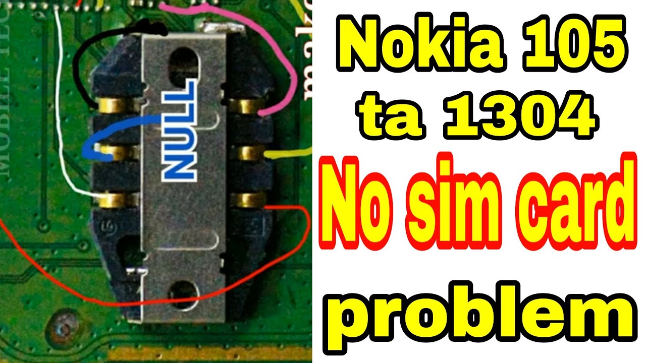 Nokia ta 1304 no sim card / Nokia ta 1304 sim not working / Nokia 105 new no sim card