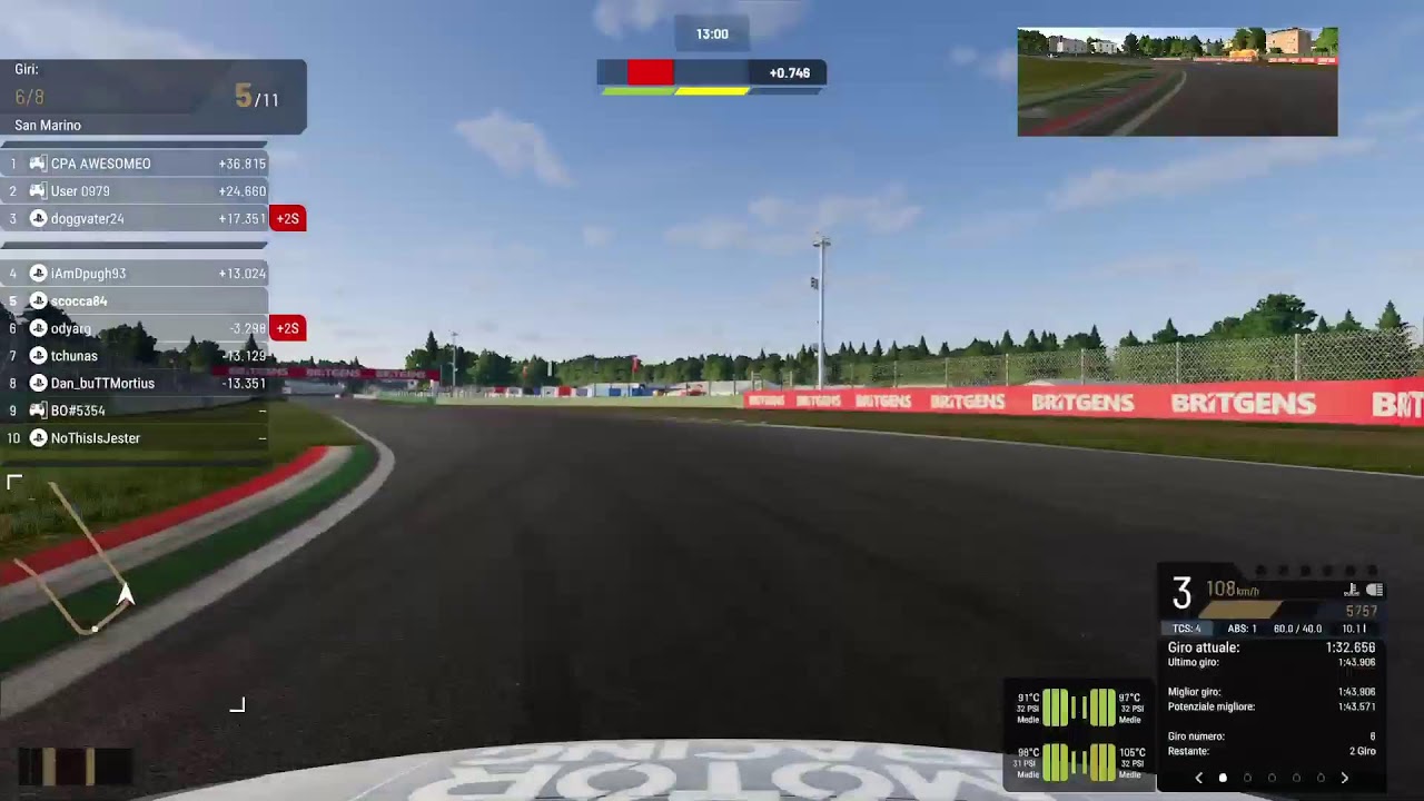 Project  Motor Racing - San Marino - Audi R8 GT3 EVO II - TGT2 | Imola | Setup GT3 Championship 