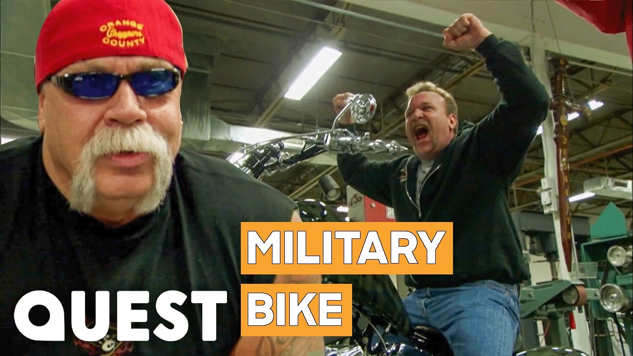 Former Corporal Gifted The Custom-Built Military-Themed Bike Of His Dreams | American Chopper