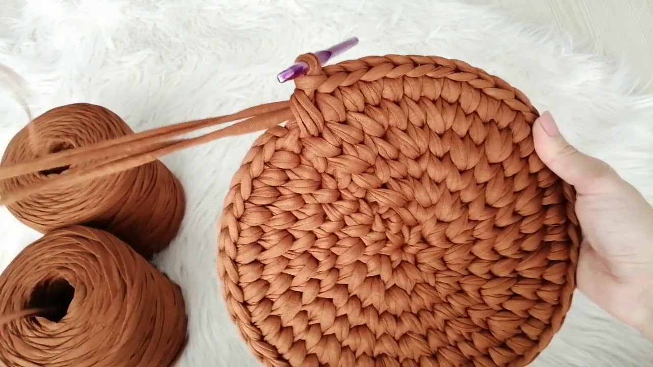 Mochayarn Penye İplikle Oyuncak Sepeti Yapımı Bölüm1