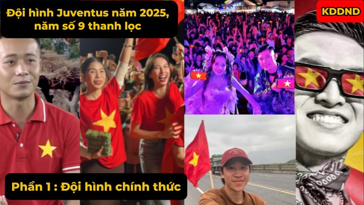 Đội hình Juventus năm 2025, năm số 9 thanh lọc | Phần 1: Đội hình chính thức