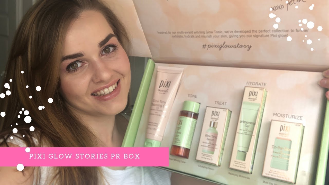 Ready steady GLOW!! PIXI PR Box unopening!