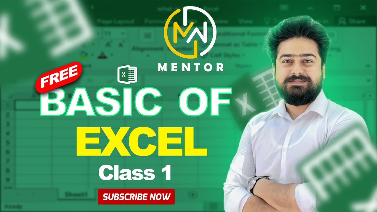 Basic of EXCEL | URDU Class 1