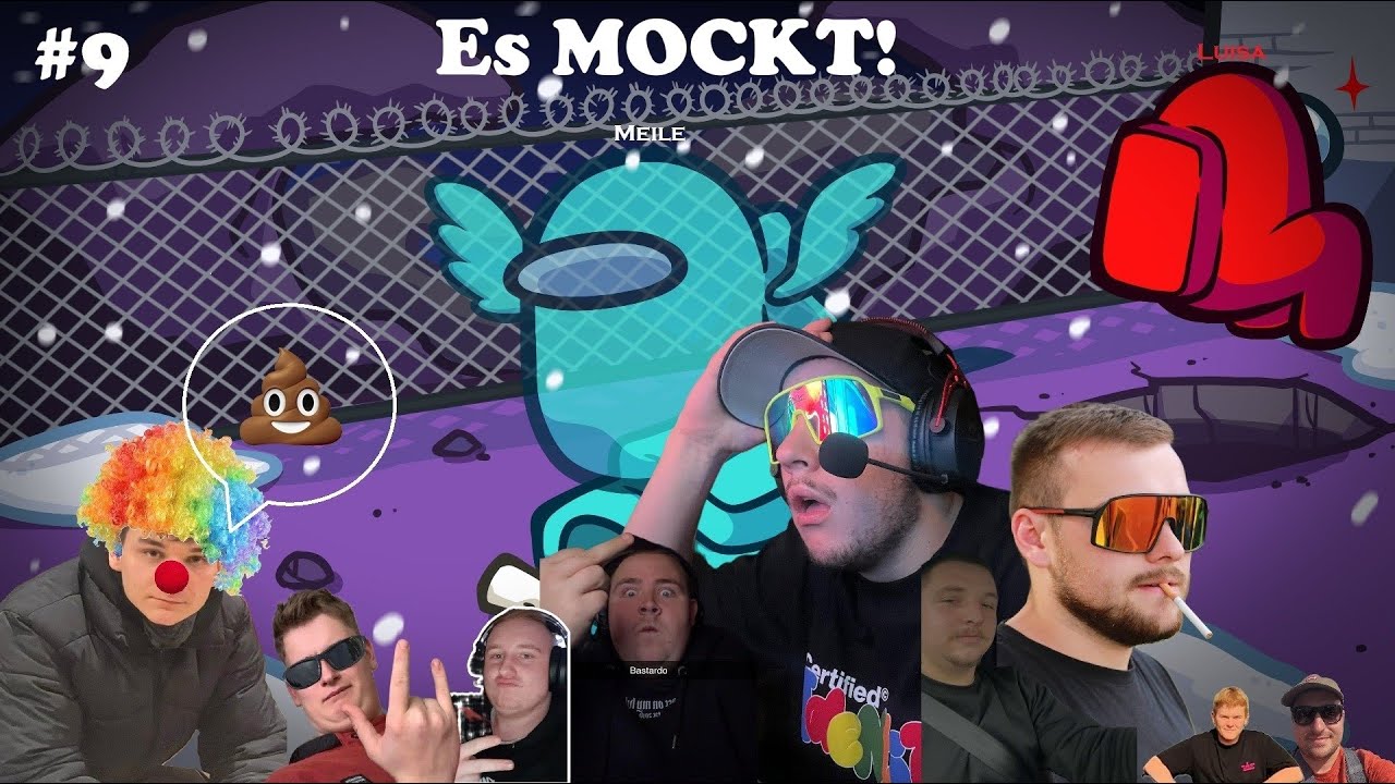 Valle MOCKT/ Dynamische Duo ist back/ Geek Performance/ Among mit dem Squad. Among Us #9 ✂️🤣