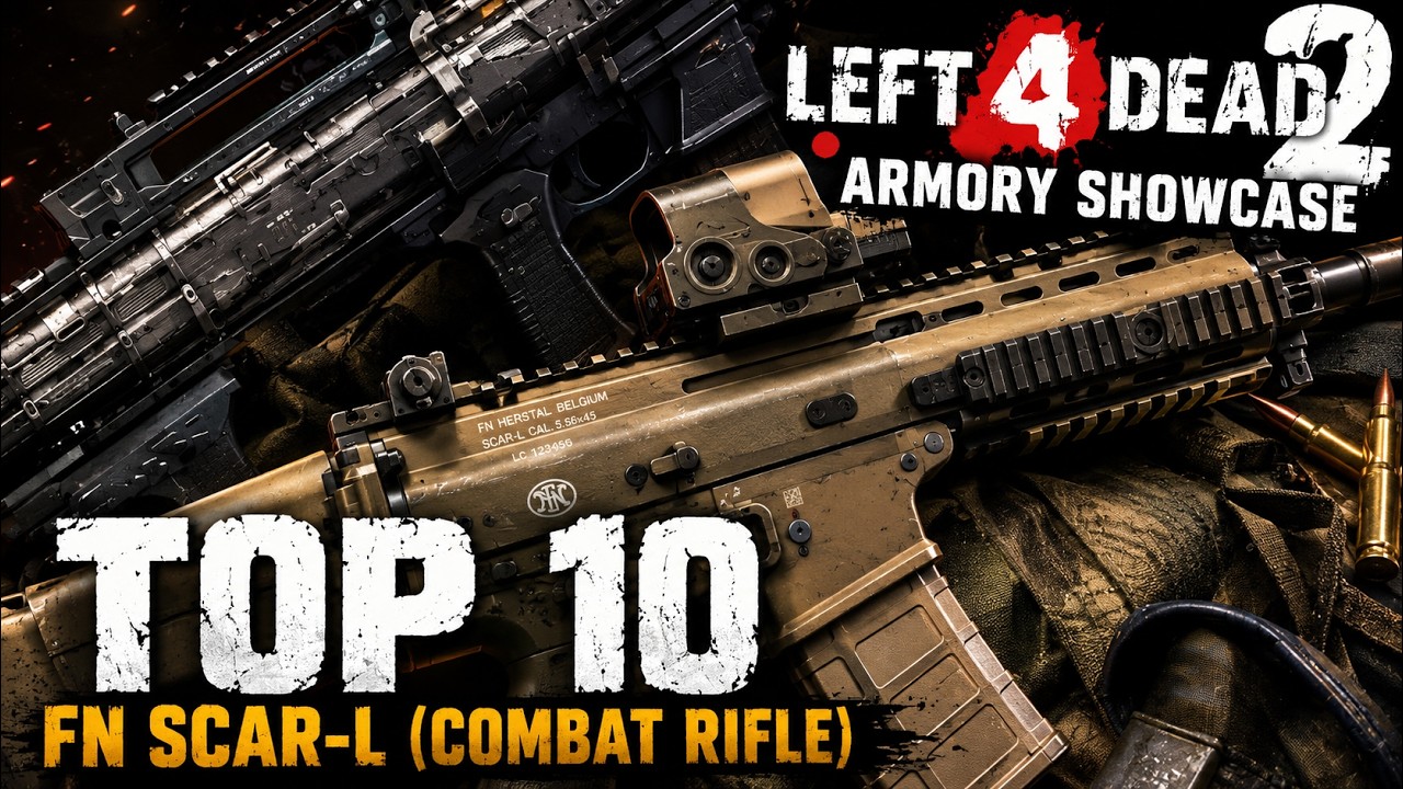 Left 4 Dead 2 - Armory Showcase 2021 | FN SCAR-L (Combat Rifle)