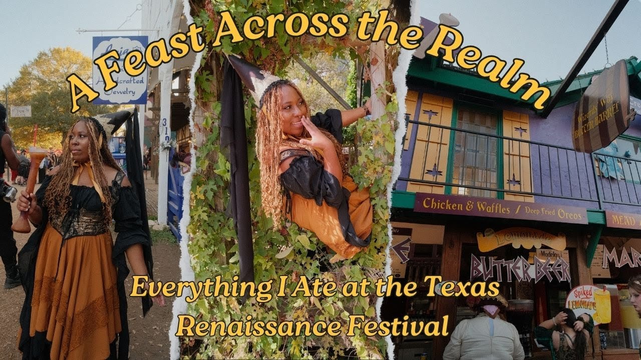 Everything I Ate the Texas Renniassance Festival | Barbarian Weekend 2025