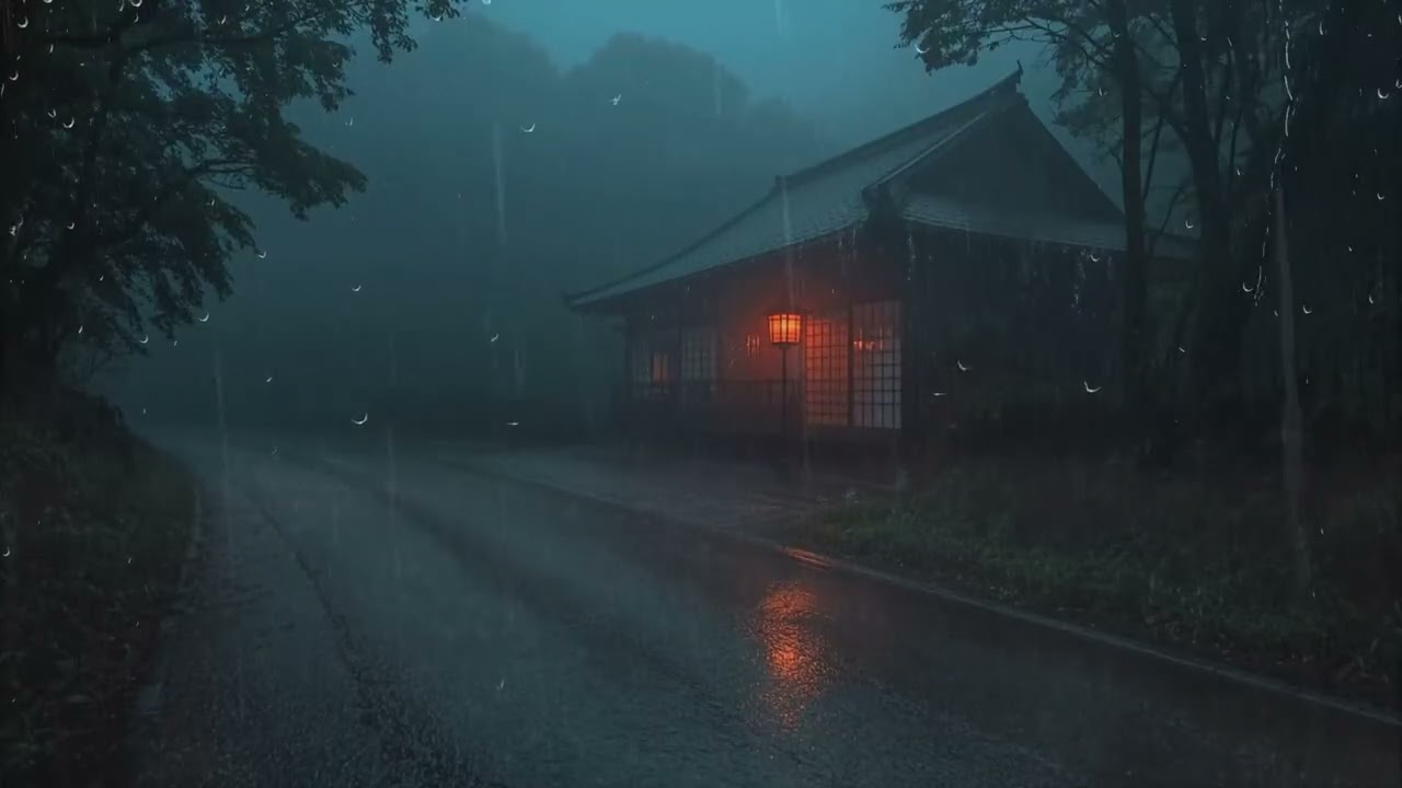 Sleep Fast with Heavy Thunderstorm Rain Sounds Real Storm Ambience for Deep Sleep