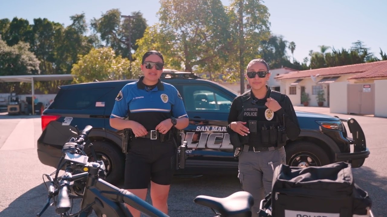 San Marino Police Department e-Bike PSA