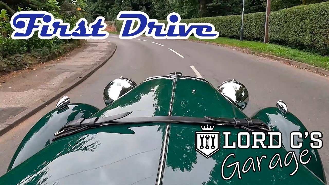 | TWO OLD MEN IN A VERY OLD CAR | First Drive of Singer Nine Sports after 7 year resto