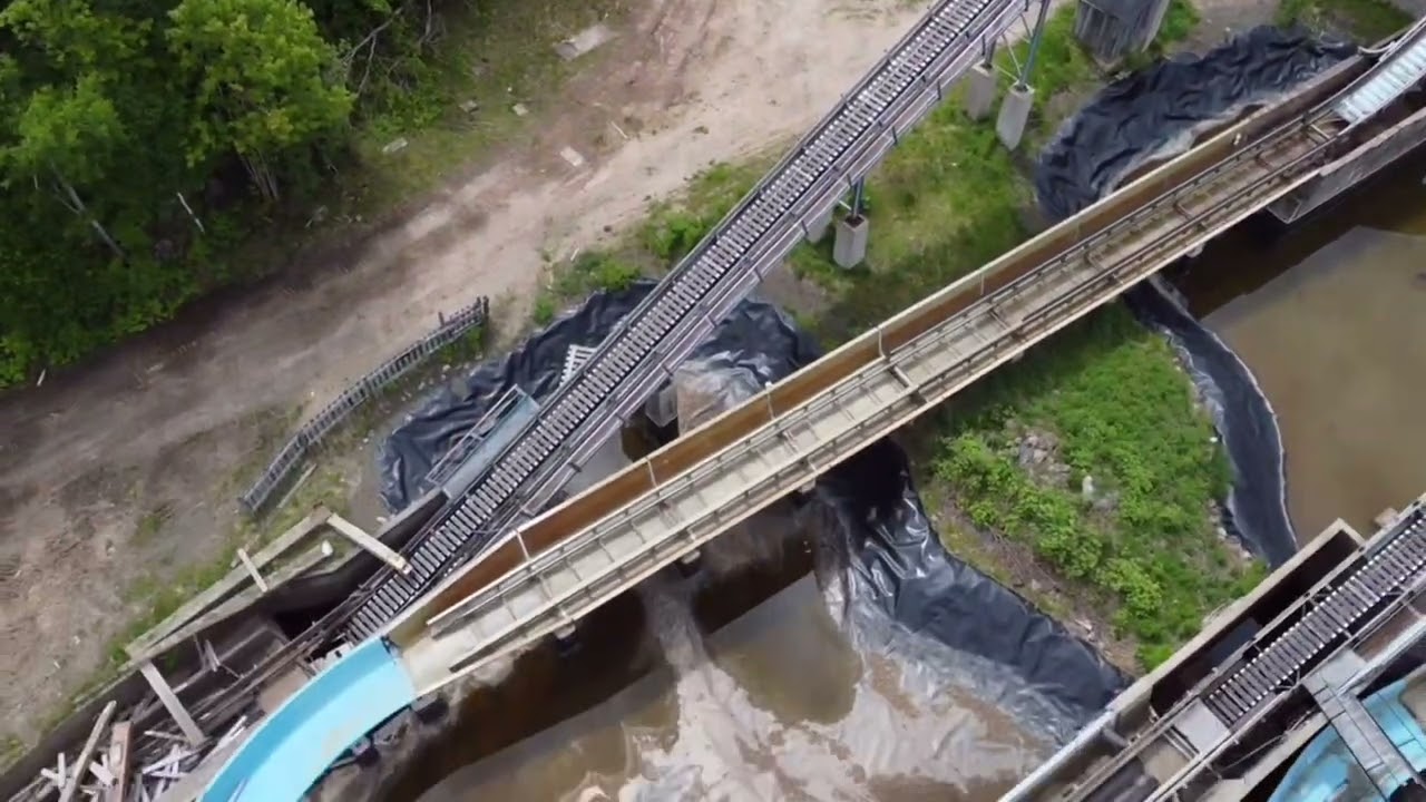 The last trip over the abandoned upper Clements park