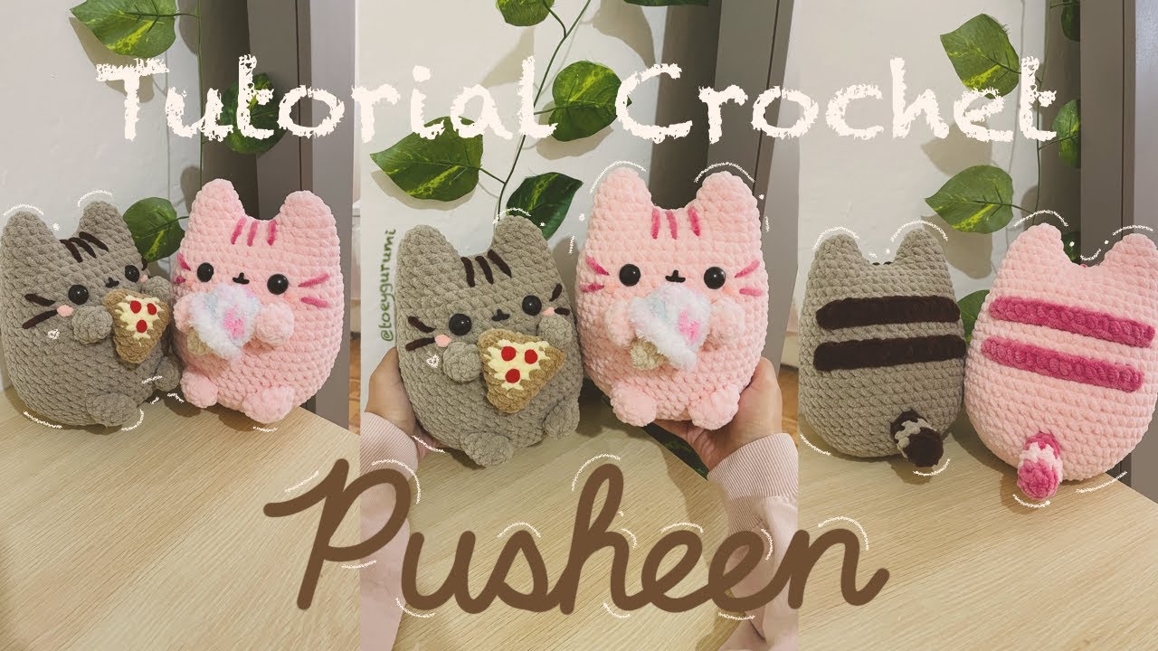 PUSHEEN TUTORIAL CROCHET PASO A PASO - Como Tejer Un Pusheen a Crochet