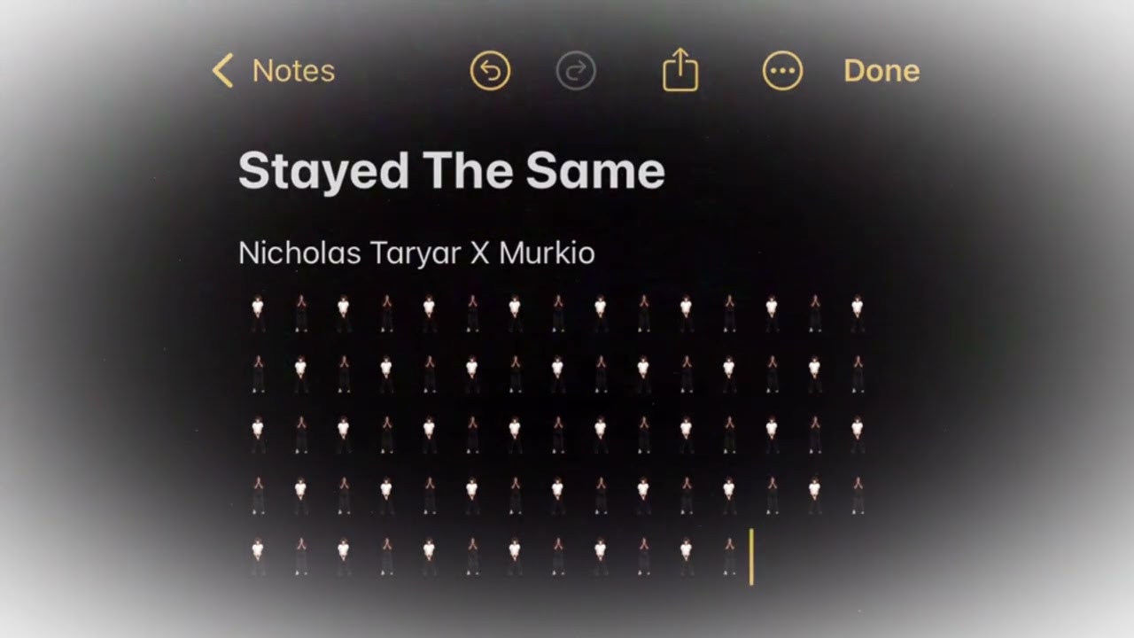 Nicholas Taryar X Murkio - Stayed The Same (Visualizer)