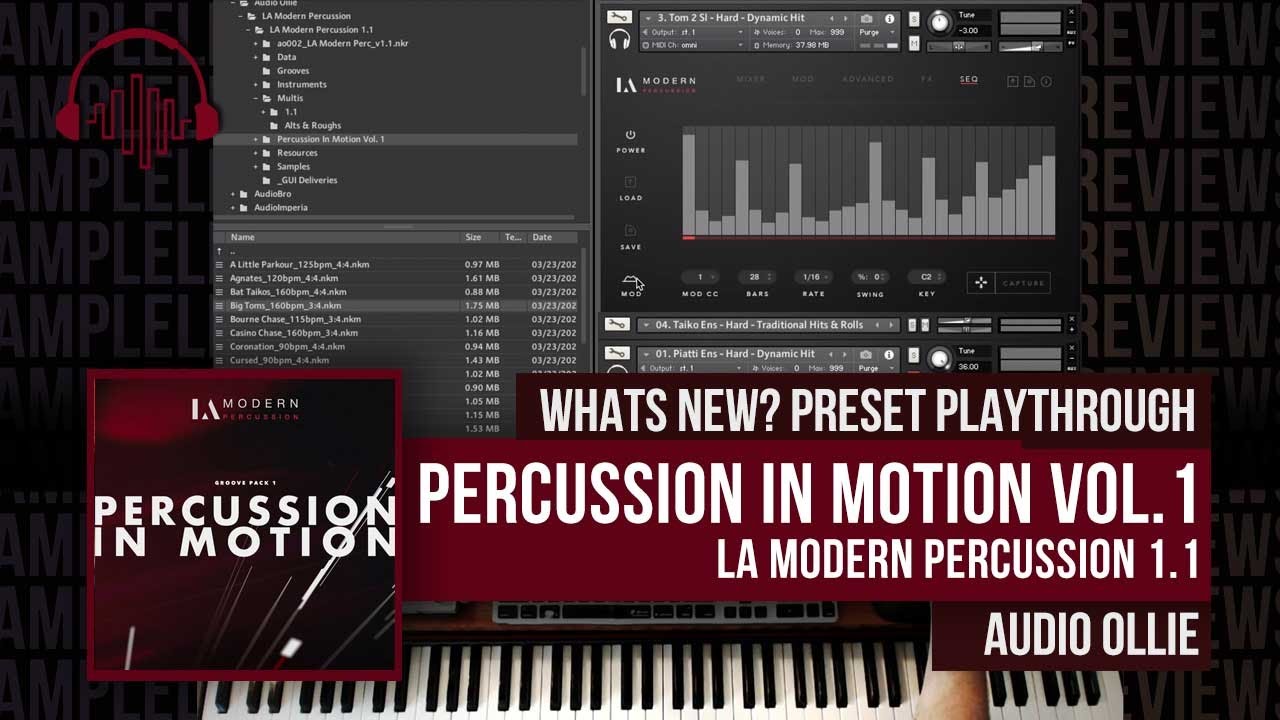 Best $19 Add-On! Percussion In Motion Vol. 1 Preset Playthrough & Whats New LA Modern Percussion 1.1