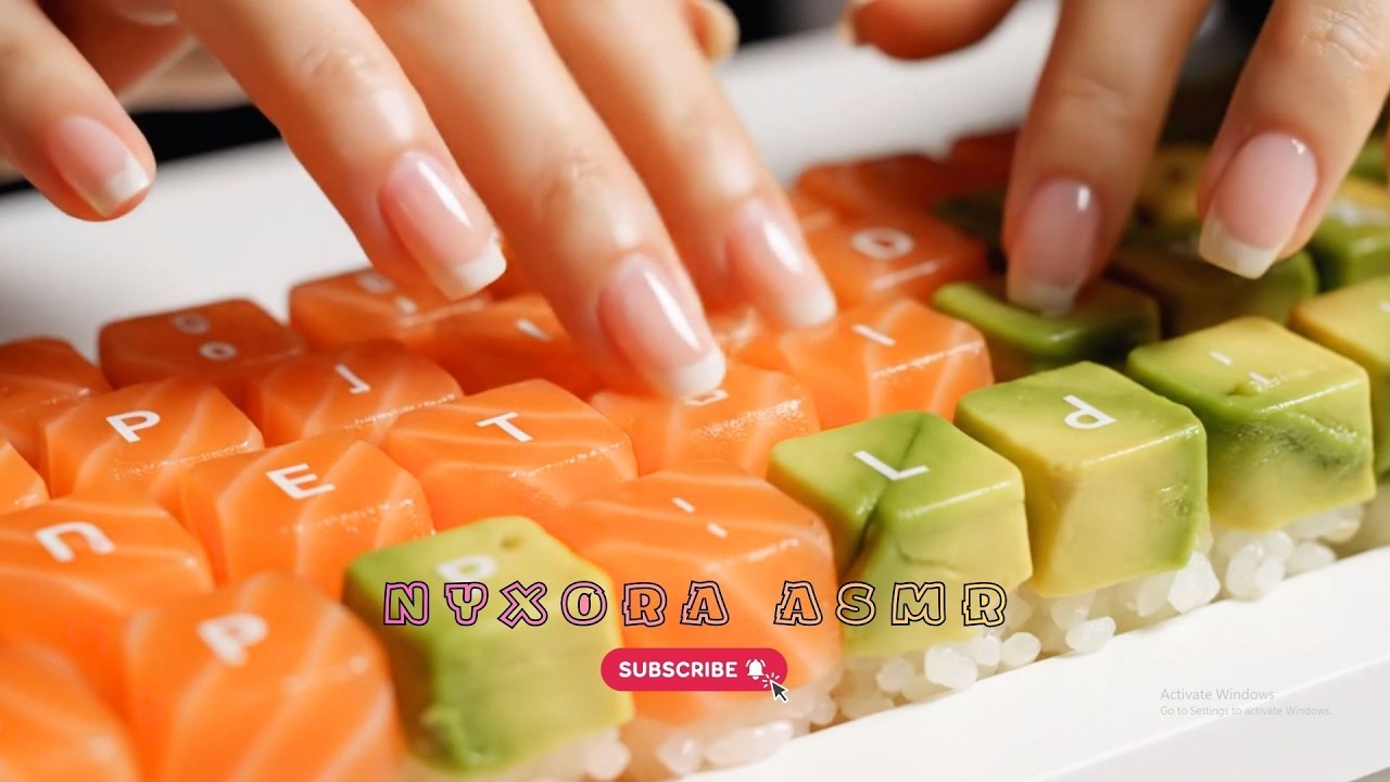 Which Edible Keyboard Would You Choose? ⌨️🍫💫 | Oddly Satisfying AI ASMR