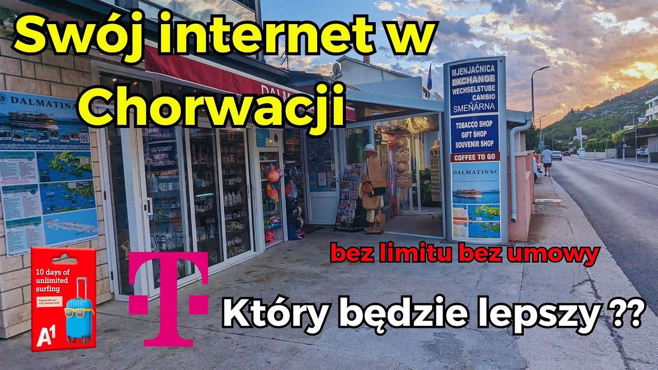 Internet w Chorwacji.  Kt&oacute;ry wybrać ? Jak i gdzie kupić.  Wakacje w Chorwacji