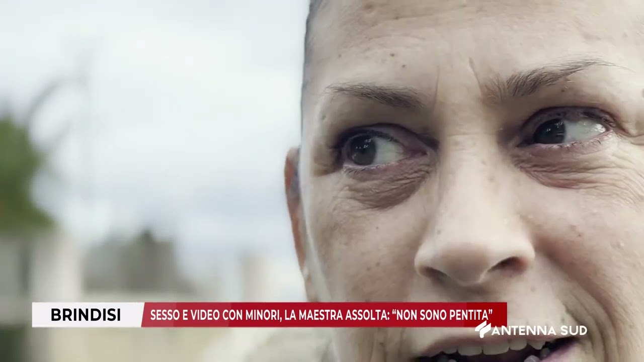05 FEBBRAIO 2026   BRINDISI   SESSO E VIDEO CON MINORI, LA MAESTRA ASSOLTA; ''NON SONO PENTITA''