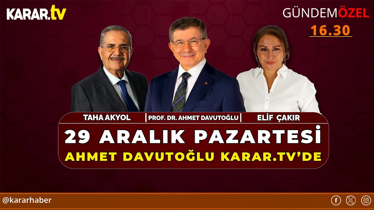 Ahmet Davutoğlu: Hukuk Uyuşturucuyla mı m&uuml;cadele ediyor yoksa i&ccedil;eride başka bir kavga mı var?