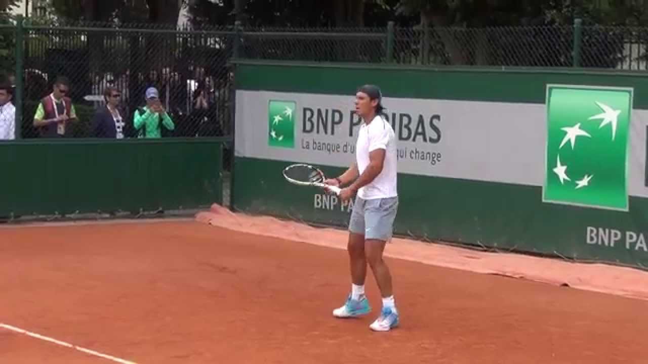 Rafael Nadal Practice Session - RG2015