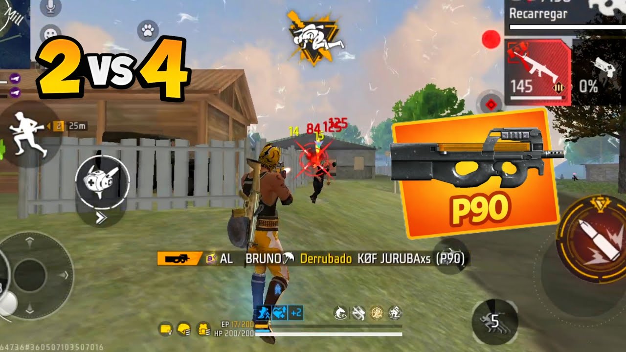 NUNCA SUBESTIME O PODER DA P90! 😮‍💨🔥 DUO VS SQUAD