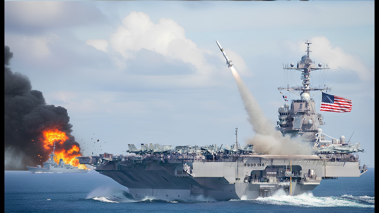 Напряженность между США и Ираном растет: авианосец USS Gerald R Ford (CVN-78) находится в состоянии