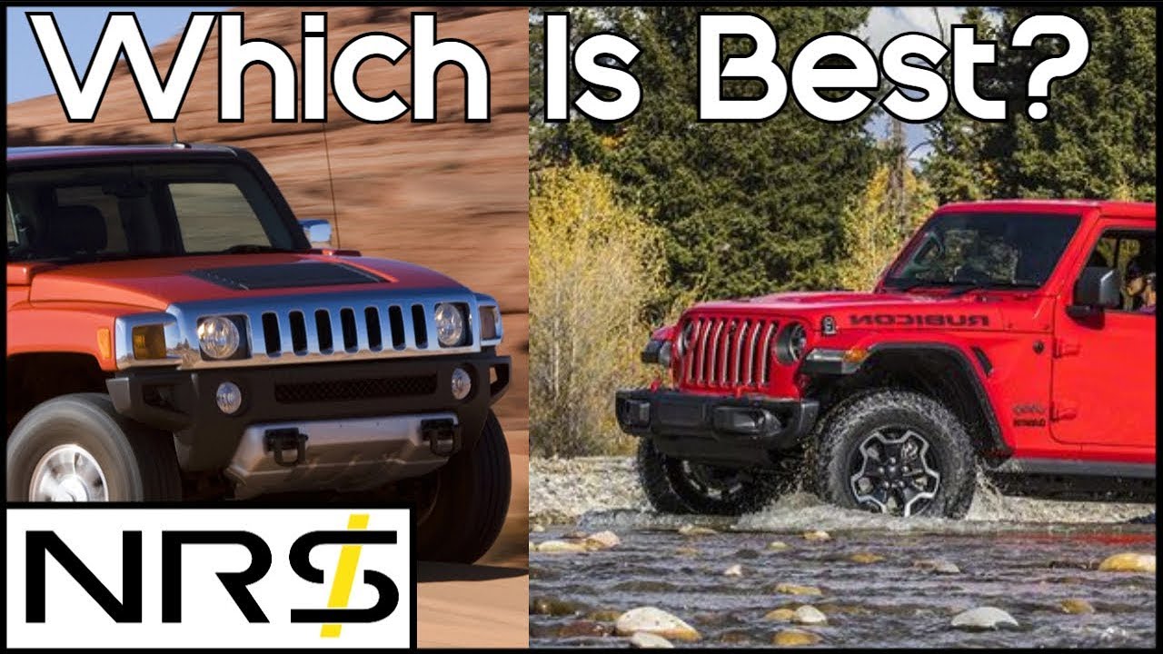 Jeep Gladiator VS Hummer H3T- Battle Of The SUV Trucks