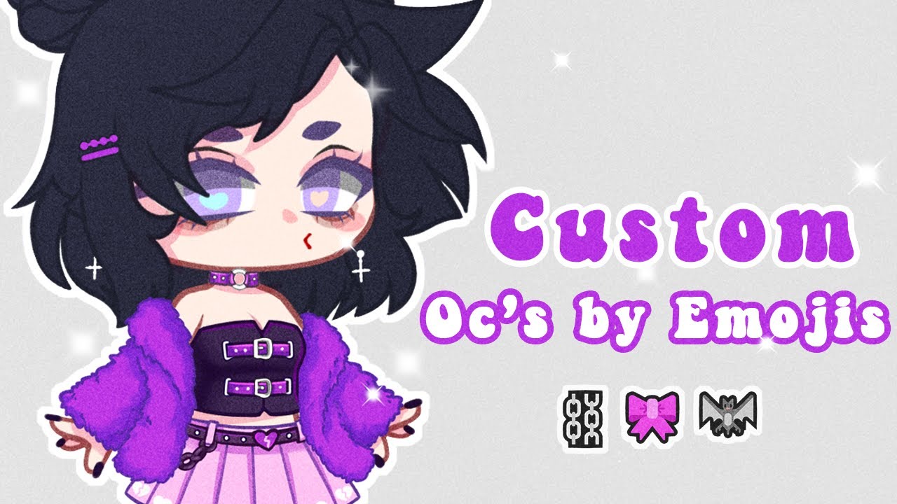 Oc's by emojis but i'm drawing them :) ✨ { With props | Free to use | Gacha }