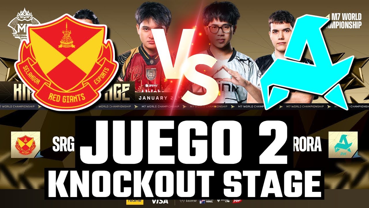 SRG VS AURORA 🔥 JUEGO 2 KNOCKOUT STAGE | GANA EL MEJOR DE 5 | M7 MLBB