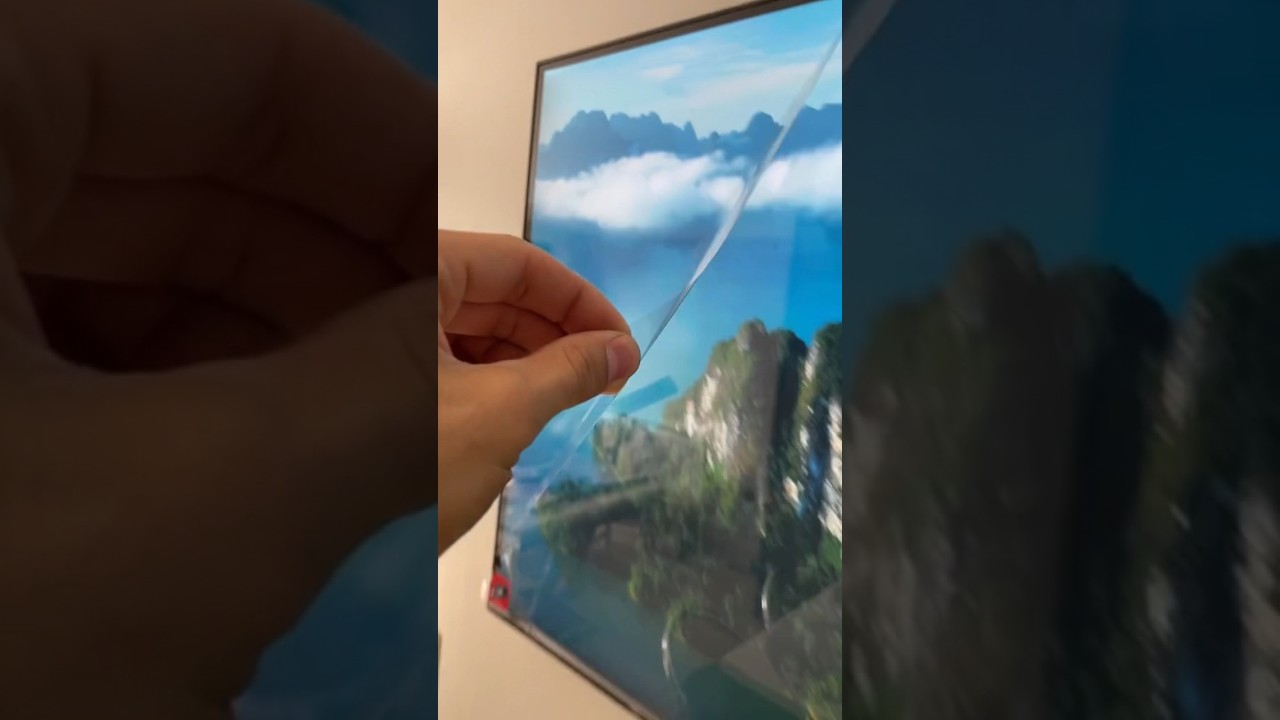 Samsung TV Screen Peel! #samsung #samsungtv #samsungelectronics #samsunguk #samsungs #qled #led #4k