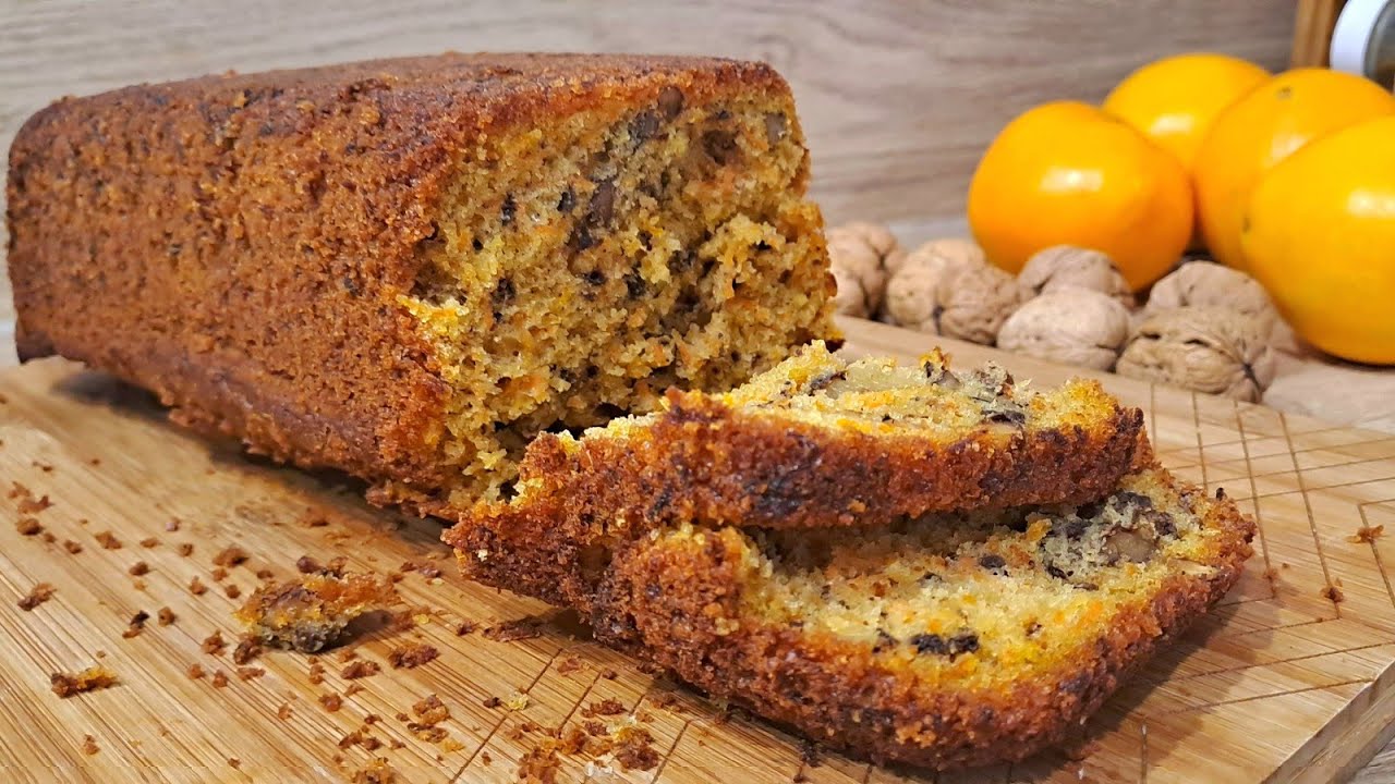 Un gâteau moelleux, parfumé et plein de douceur 🍊💛 #recettefacile  #dessertmoelleux