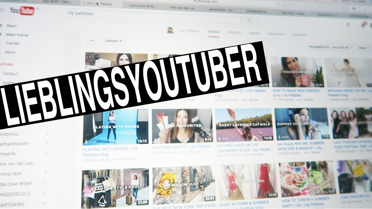 MEINE LIEBLINGSYOUTUBER, SHOPPING in KÖLN, ZEIT ZUHAUSE