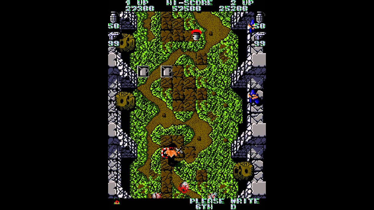 Ikari Warriors arcade 2 player Netplay 60fps