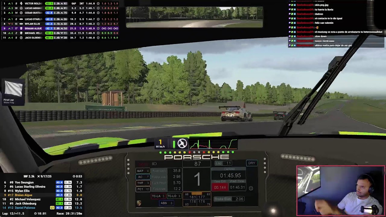 GT3 en Virginia . IRACING