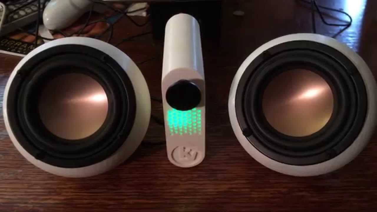 ikyaudio 3D printed speakers: ikyaudio spheres with amp