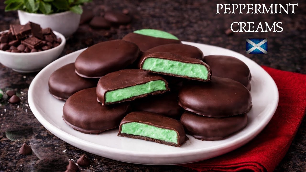 Hallowe’en 🎃 Peppermint Creams recipe 🎃