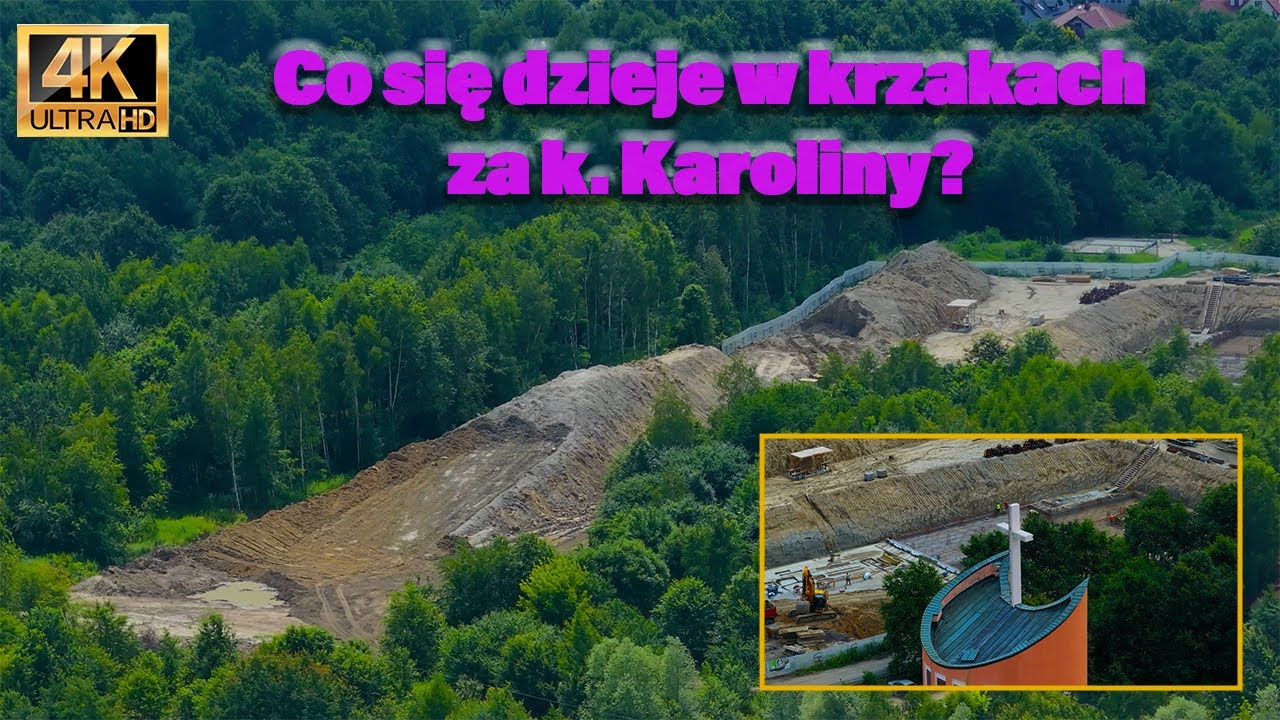 A cóż to się dzieje w krzakach za kościołem b. Karoliny w Tarnowie⁉️ What's going on in the bushes?