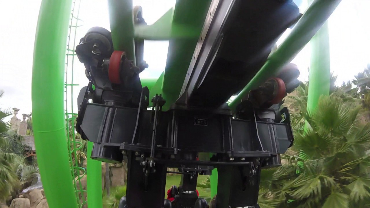 Riding the Anaconda at Gold Reef City