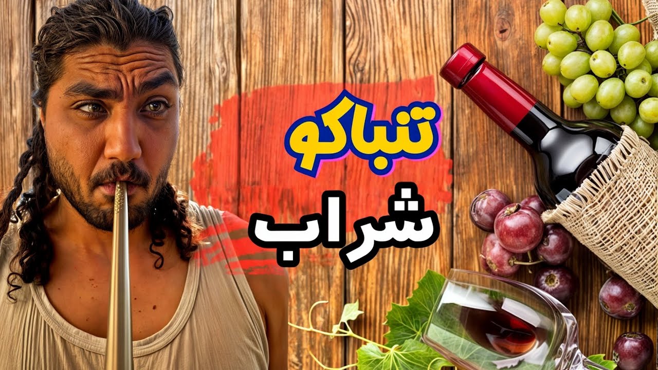 شراب قرمز یکی از عجیب ترین تنباکو های دنیا !!! 🔞