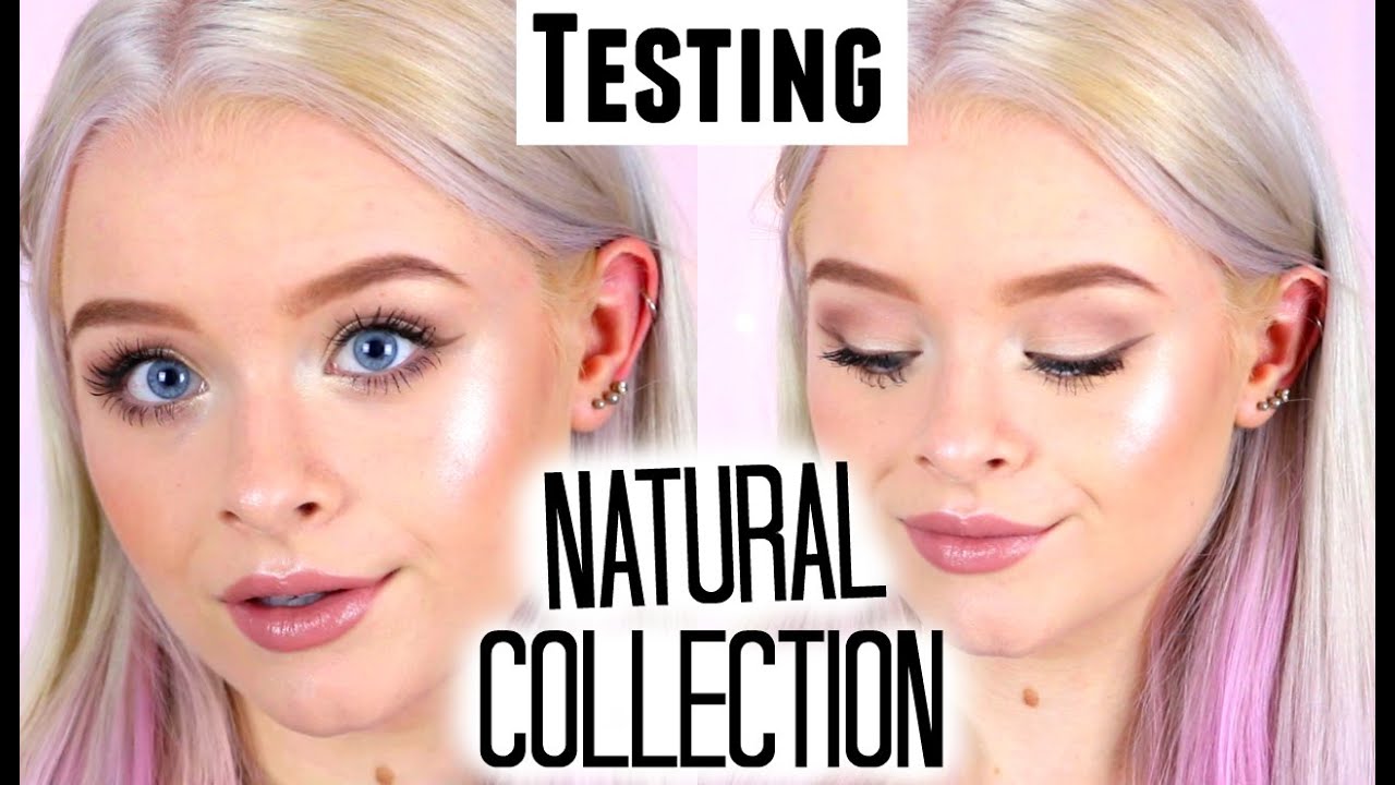 TESTING NATURAL COLLECTION MAKEUP! | sophdoesnails